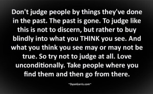 dyan garris quotes on judgment and judging people